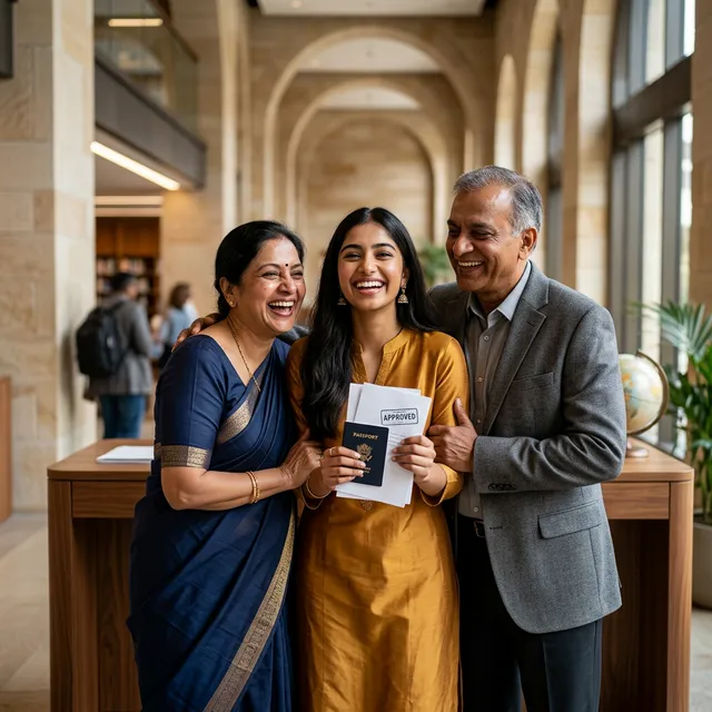 Successful Visa Approval for Nepali Student and Family